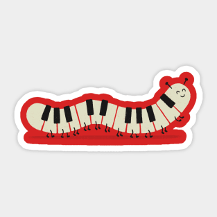 Caterpiano Sticker